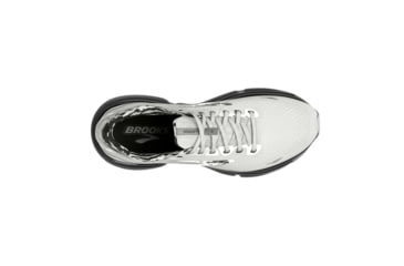 Image of Brooks Ghost 15 Running Shoes - Womens, Medium, White/Ebony/Oyster, 9.5, 1203801B149.095