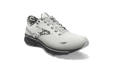 Image of Brooks Ghost 15 Running Shoes - Womens, Medium, White/Ebony/Oyster, 9.5, 1203801B149.095