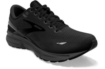 Image of Brooks Ghost 15 Running Shoes - Womens, Medium, Black/Black/Ebony, 12.0, 1203801B020.120