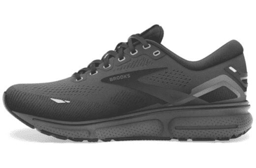 Image of Brooks Ghost 15 Running Shoes - Womens, Medium, Black/Black/Ebony, 12.0, 1203801B020.120