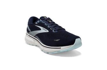Image of Brooks Ghost 15 Running Shoes - Womens, Peacoat/Pearl/Salt Air, 6 Extra Wide, 1203802E450.060