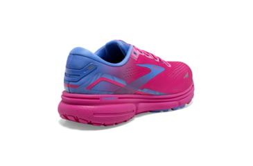 Image of Brooks Ghost 15 Running Shoes - Womens, Pink Glo/Blue/Fuchsia, 6 Narrow, 1203801B606.060