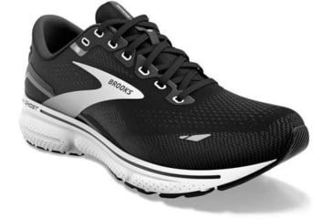 Image of Brooks Ghost 15 Running Shoes - Womens, Medium, Black/Blackened Pearl/White, 11.5, 1203801B012.115