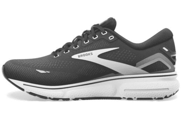 Image of Brooks Ghost 15 Running Shoes - Womens, Medium, Black/Blackened Pearl/White, 11.5, 1203801B012.115