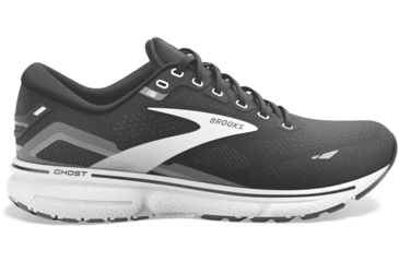 Image of Brooks Ghost 15 Running Shoes - Womens, Medium, Black/Blackened Pearl/White, 11.5, 1203801B012.115