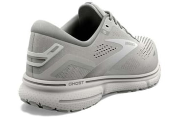 Image of Brooks Ghost 15 Running Shoes - Womens, Wide, Oyster/Alloy/White, 9.0, 1203801D112.090