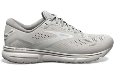 Image of Brooks Ghost 15 Running Shoes - Womens, Wide, Oyster/Alloy/White, 9.0, 1203801D112.090