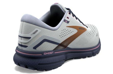 Image of Brooks Ghost 15 Running Shoes - Womens, Wide, Spa Blue/Neo Pink/ Copper, 10.5, 1203801D492.105