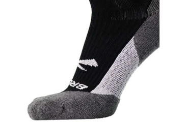 Image of Brooks Ghost Crew Sock, Black/BR Crew, L, 280495039.035