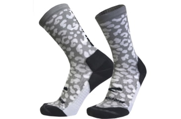 Image of Brooks Ghost Crew Sock, Cheetah BW 23, L, 280495186.035