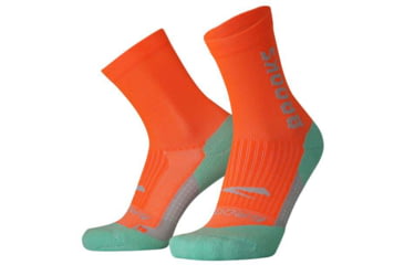 Image of Brooks Ghost Crew Sock, Live Wire/BR Crew, L, 280495812.035