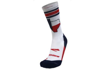 Image of Brooks Ghost Crew Sock, Texas23, S, 280495120.025
