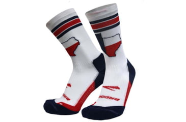 Image of Brooks Ghost Crew Sock, Texas23, S, 280495120.025