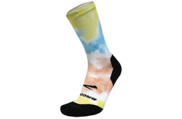 Image of Brooks Ghost Crew Sock, Tie Dye 23, L, 280495175.035