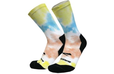 Image of Brooks Ghost Crew Sock, Tie Dye 23, L, 280495175.035