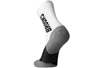 Image of Brooks Ghost Crew Sock, White/BR Crew, L, 280495161.035
