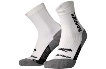 Image of Brooks Ghost Crew Sock, White/BR Crew, L, 280495161.035