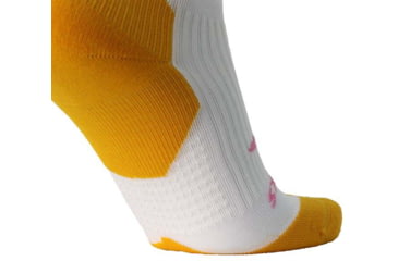 Image of Brooks Ghost Crew Sock, White/Run Happy, L, 280495183.035