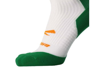 Image of Brooks Ghost Crew Sock, White/Run Lucky, S, 280495162.025