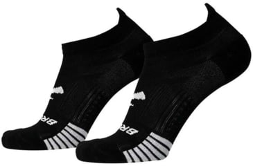 Image of Brooks Ghost Lite No Show 2-Pack Sock, Black, S, 280496001.025