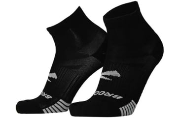 Image of Brooks Ghost Lite Quarter 2-Pack Sock, Black, XL, 280497001.040
