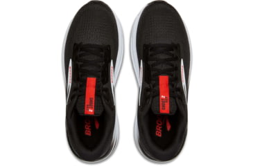 Image of Brooks Ghost Max 2 Road Running Shoes - Mens, Black/White/Fiery Red, 10.0 US/Medium, 1104311D027.100