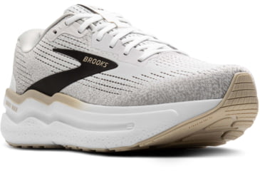 Image of Brooks Ghost Max 2 Road Running Shoes - Mens, White/Pelican/Oyster, 11.5 US/Medium, 1104311D125.115