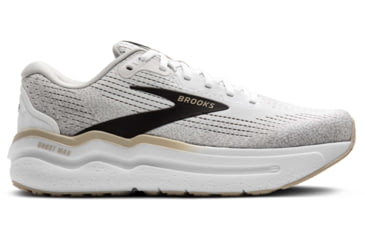 Image of Brooks Ghost Max 2 Road Running Shoes - Mens, White/Pelican/Oyster, 11.5 US/Medium, 1104311D125.115
