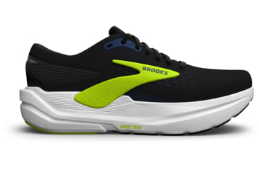 Image of Brooks Ghost Max 3 Road Running - Mens, Black/Navy/Acid Lime, 8.5, 1D, 1104641D078.085