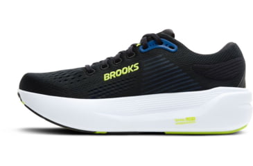 Image of Brooks Ghost Max 3 Road Running - Mens, Black/Navy/Acid Lime, 8.5, 1D, 1104641D078.085