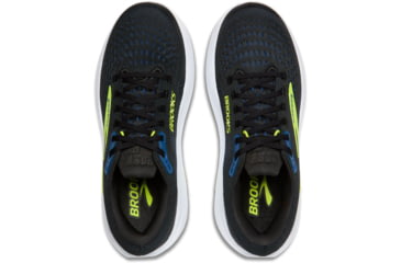 Image of Brooks Ghost Max 3 Road Running - Mens, Black/Navy/Acid Lime, 8.5, 1D, 1104641D078.085