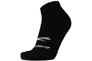 Image of Brooks Ghost Quarter Sock, Black, L, 280499001.035