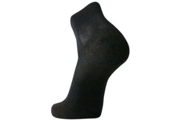 Image of Brooks Ghost Quarter Sock, Black, L, 280499001.035