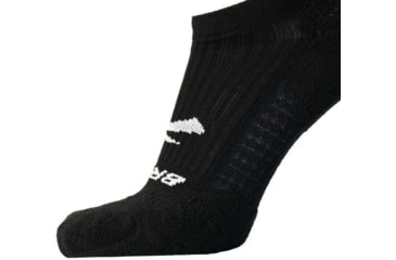 Image of Brooks Ghost Quarter Sock, Black, L, 280499001.035