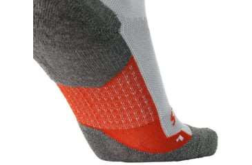 Image of Brooks Ghost Quarter Sock, Light Pikes Peak/Red Clay, M, 280499094.030