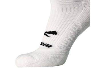 Image of Brooks Ghost Quarter Sock, White, M, 280499100.030