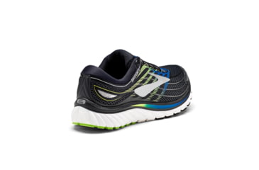 Image of Brooks Glycerin 15 Men's Road Running Shoe, Black/Electric Brooks Blue/Green Gecko, 110258 012