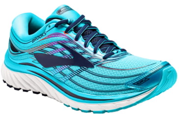 Image of Brooks Glycerin 15 Road Running Shoe - Women's-Capri/Evening Blue/Purple Cactus-Medium-9.5