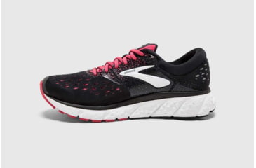 Image of Brooks Glycerin 16 Womens Road Running Shoes, Black/Pink/Grey, 8.5 US, Medium, 1202781B070.085