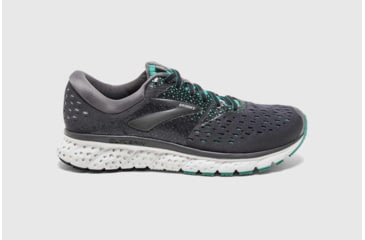 Image of Brooks Glycerin 16 Womens Road Running Shoes, Ebony/Green/Black, 9.5 US, Medium, 1202781B081.095