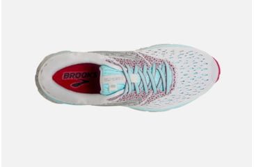 Image of Brooks Glycerin 16 Womens Road Running Shoes, White/Blue/Pink, 10.5 US, Medium, 1202781B115.105