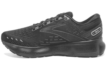 Image of Brooks Glycerin 20 Running Shoes - Womens, Wide, Black/Black/Ebony, 6.0, 1203691D020.060