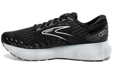 Image of Brooks Glycerin 20 Running Shoes - Womens, Wide, Black/White/Alloy, 8.0, 1203691D059.080