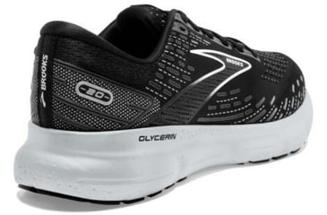 Image of Brooks Glycerin 20 Running Shoes - Womens, Wide, Black/White/Alloy, 8.0, 1203691D059.080