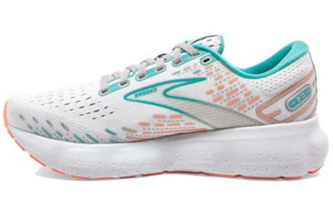 Image of Brooks Glycerin 20 Running Shoes - Womens, Wide, Oyster/Latigo Bay/Coral, 9.0, 1203691D061.090