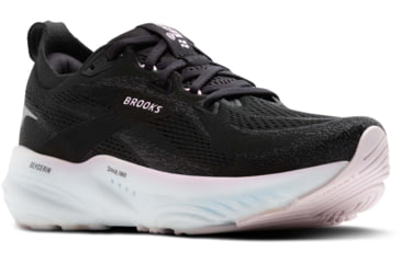 Image of Brooks Glycerin 22 Road Running Shoes - Womens, Black/Orchid Ice/White, 8.0 US/Medium, 1204341B024.080