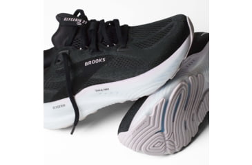 Image of Brooks Glycerin 22 Road Running Shoes - Womens, Black/Orchid Ice/White, 8.0 US/Medium, 1204341B024.080