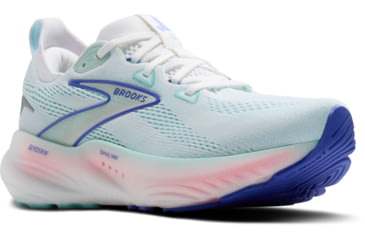 Image of Brooks Glycerin 22 Road Running Shoes - Womens, White/Limpet Shell/Amparo Blue, 10, 1B, 1204341B110.100
