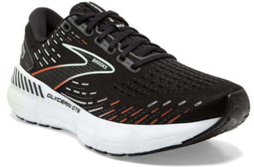 Image of Brooks Glycerin GTS 20 Running Shoes - Womens, Medium, Black/Red/Opal, 6.0, 1203701B045.060