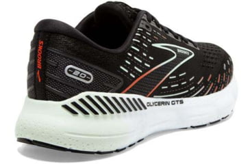 Image of Brooks Glycerin GTS 20 Running Shoes - Womens, Medium, Black/Red/Opal, 6.0, 1203701B045.060
